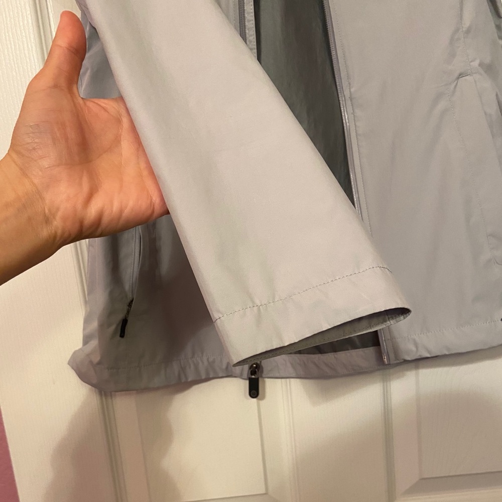 Rei Soft-Shell Rain Jacket, Xs, Light Grey - image 3